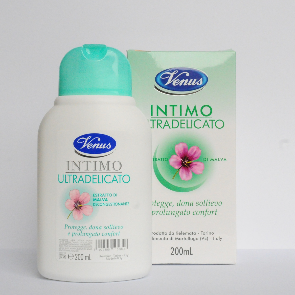 Dung dịch vệ sinh Venus Intimo Ultra Delicato hoa cẩm quỳ kháng viêm tự nhiên mạnh mẽ